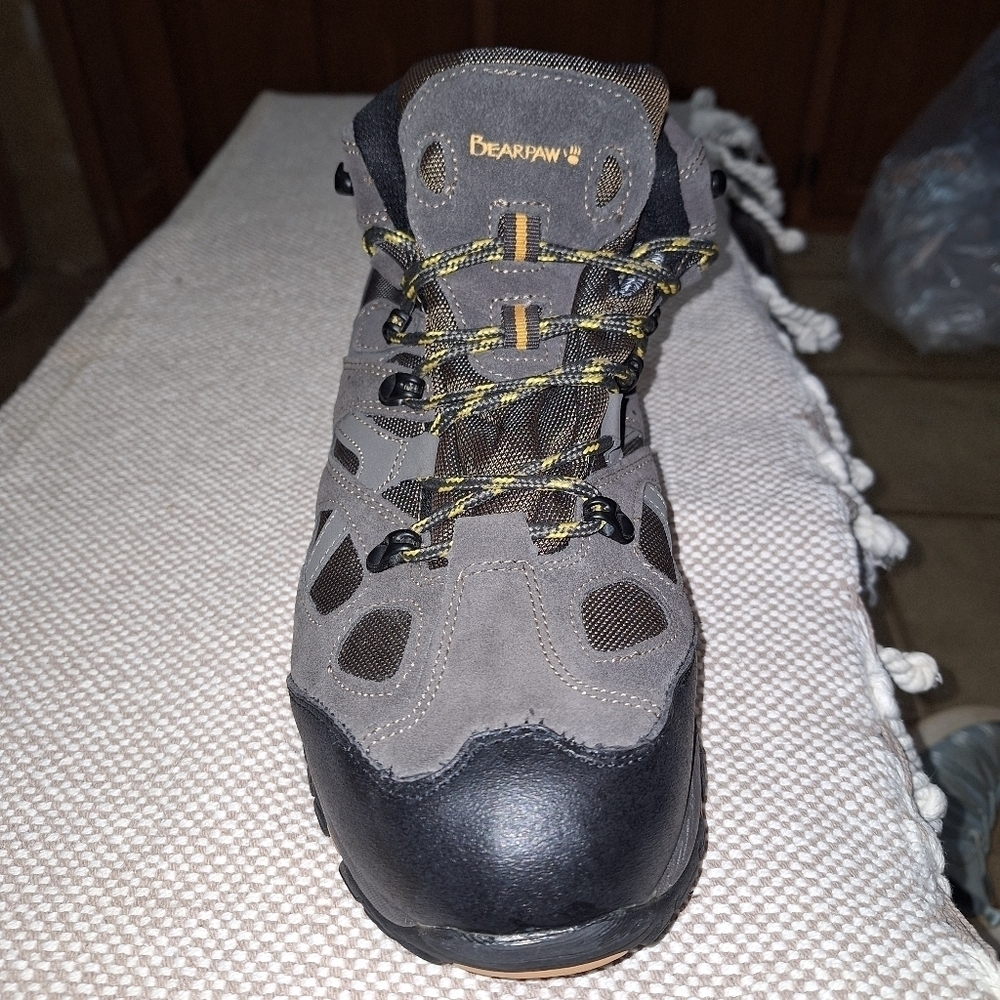 A pair of BearPaw grey hiking boots in a men's size 13. They're new without box. - Picture 7 of 12